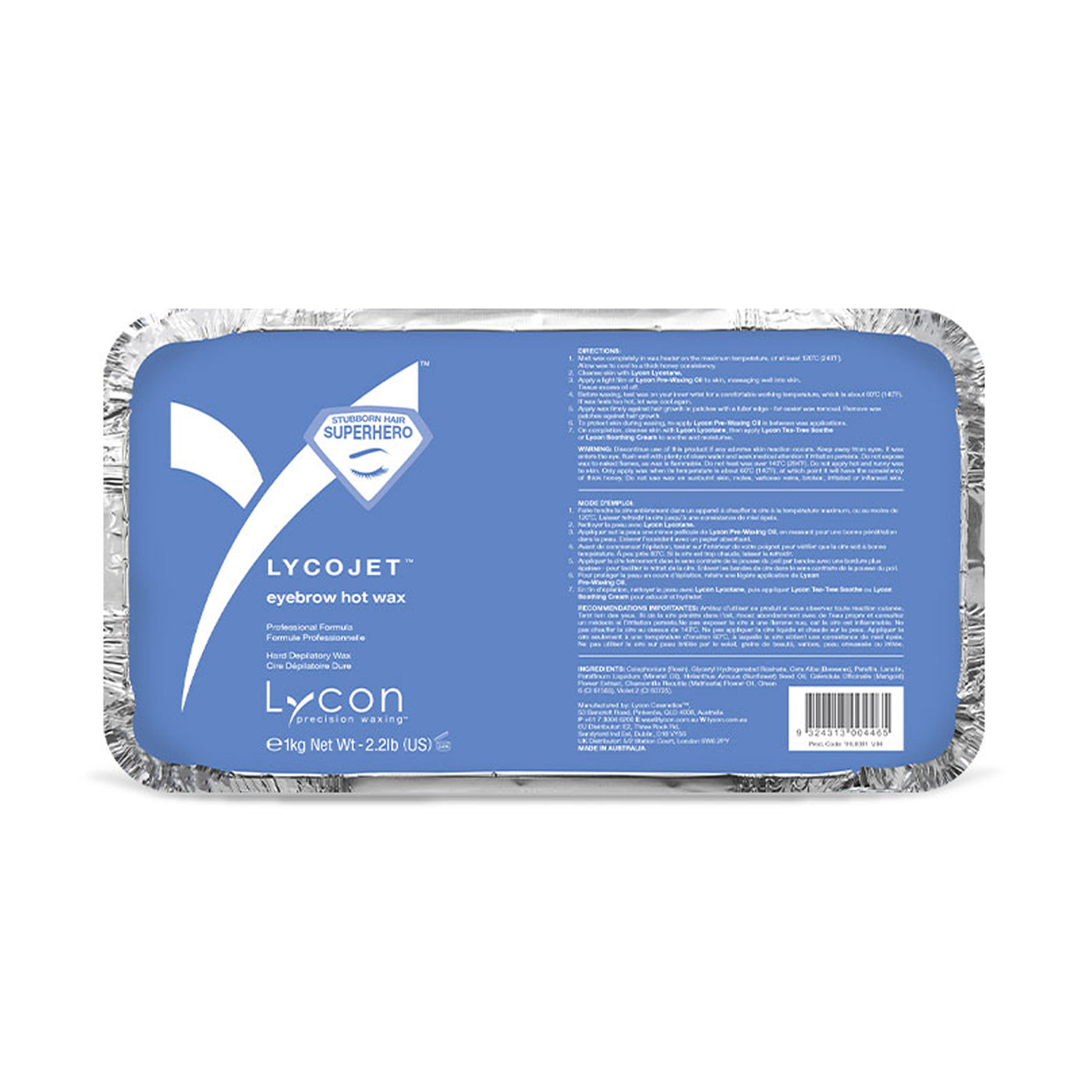 Lycon LycoJet Eyebrow Hot Wax 500g