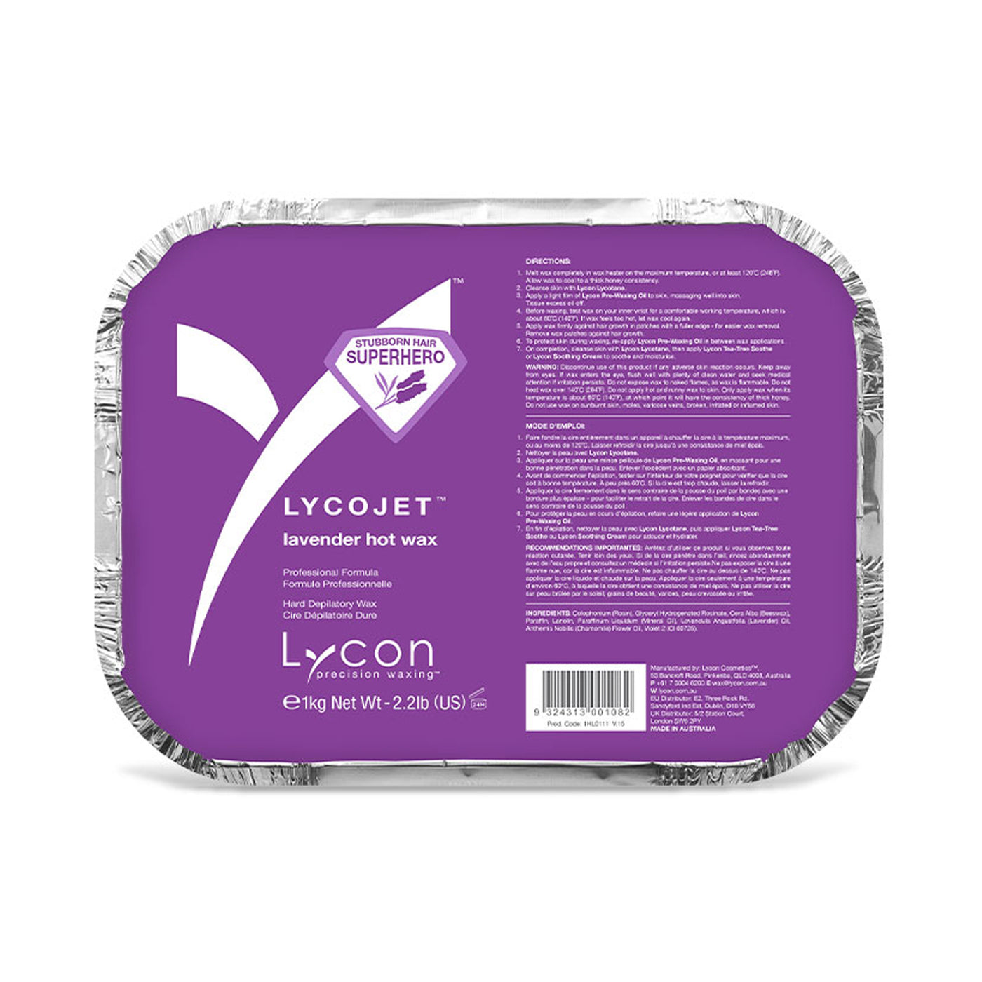 Lycon LycoJet Lavender Hot Wax 1kg