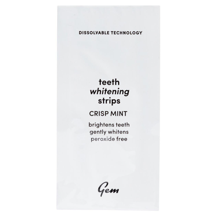 Gem Whitening Strips - Crisp Mint 28 Sachets