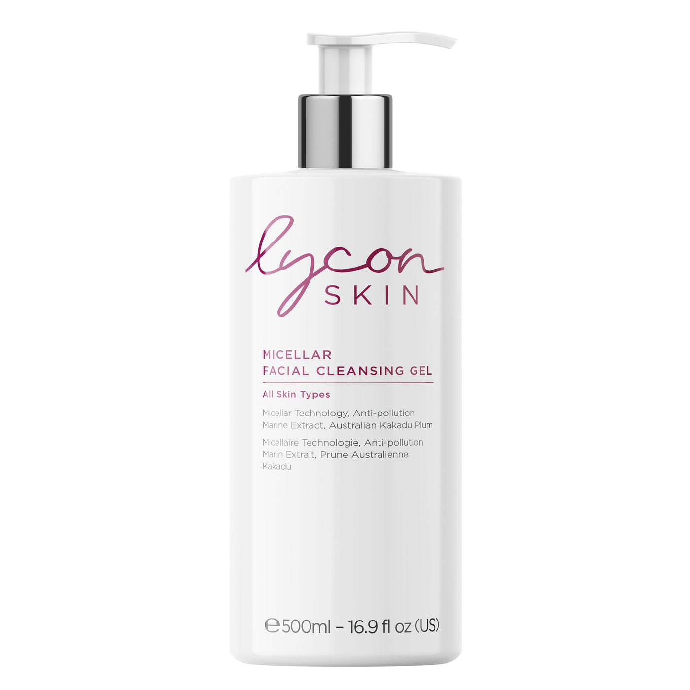 Lycon Micellar Facial Cleansing Gel (500ml)