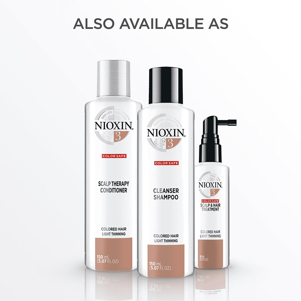 Nioxin System 3 Scalp Therapy Revitalizing Conditioner for Coloured Hair with Light Thinning 1 Litre