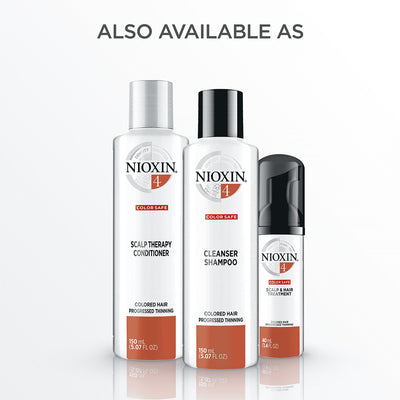 Nioxin System 4 Scalp Therapy Revitalizing Conditioner for Coloured Hair with Progressed Thinning 1 Litre