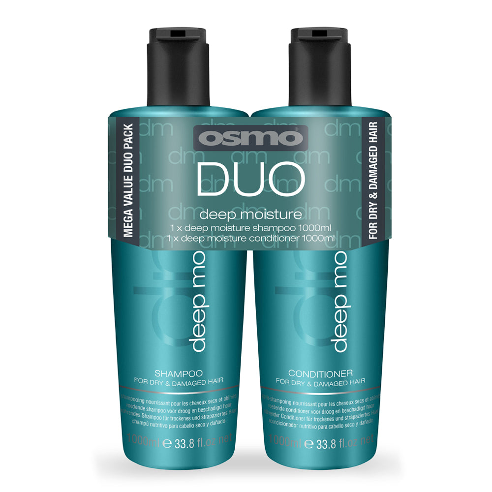 OSMO Deep Moisturising Shampoo and Conditioner - Duo Pack 1 Litre