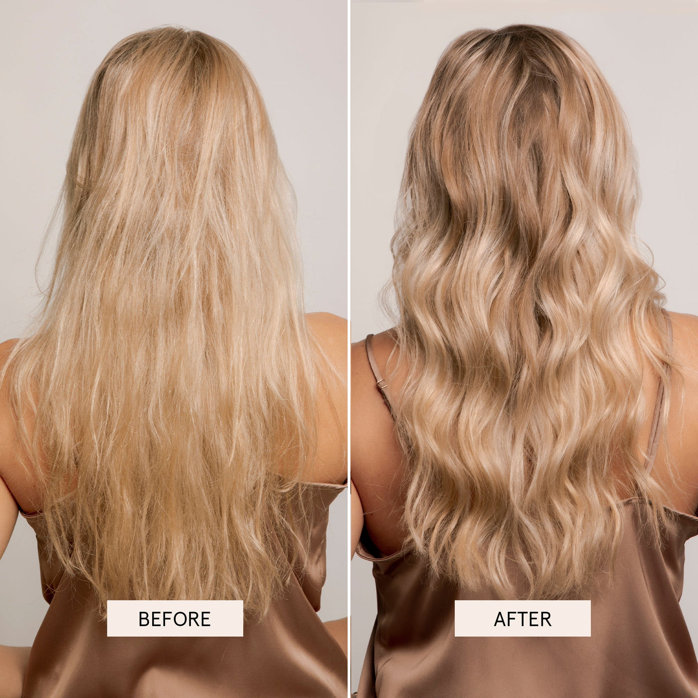BondiBoost Rapid Repair Conditioner (500ml) before and after use