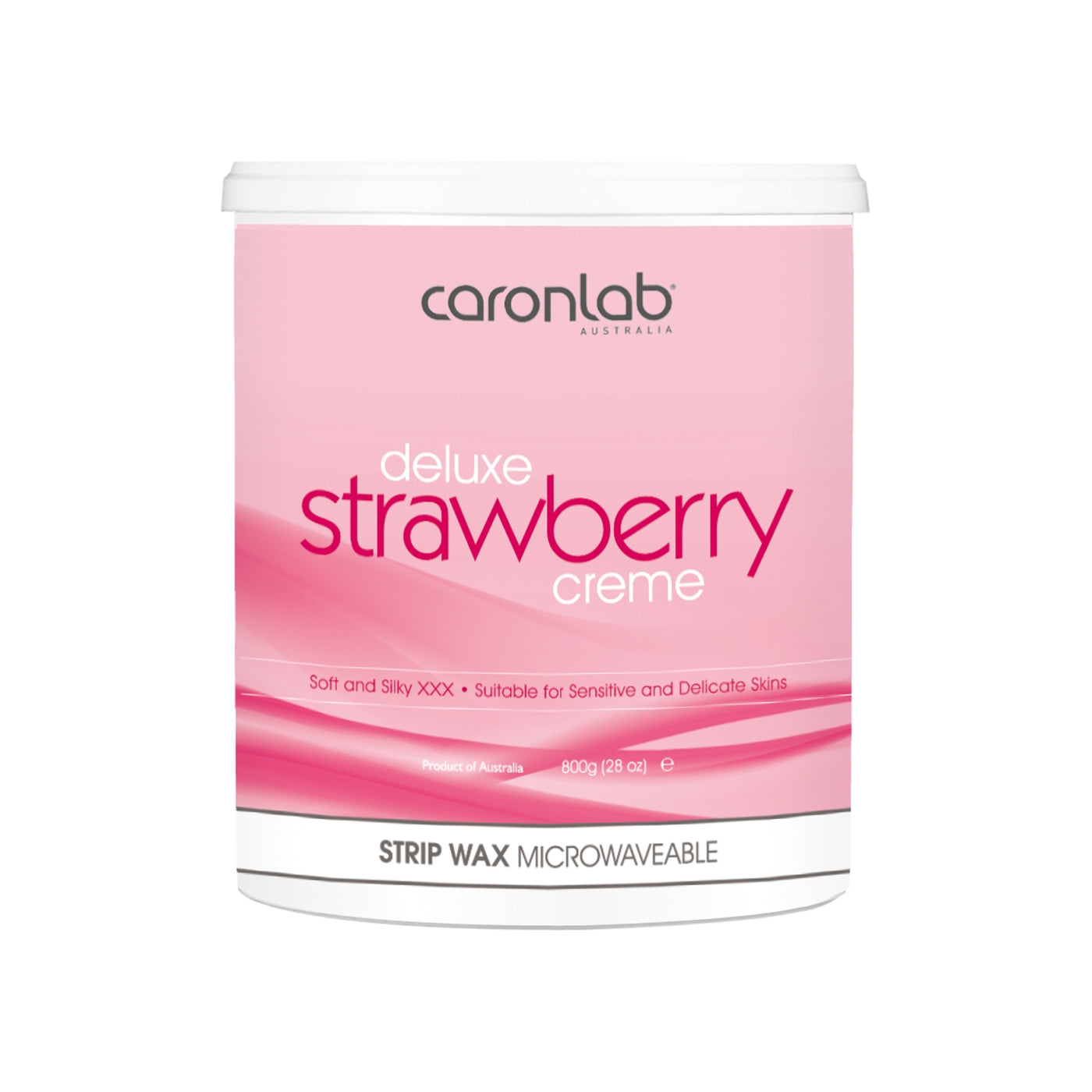 Caronlab Strawberry Creme Strip Wax Microwaveable