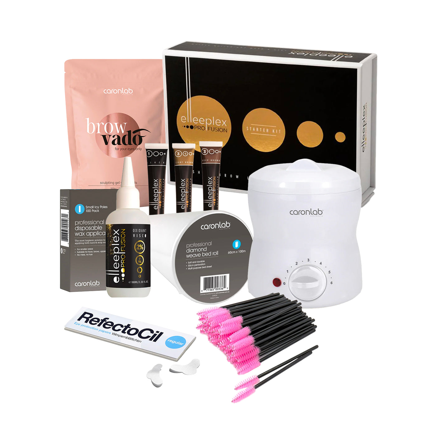 All Essentials Kit - For Tint, Lamination & Facial Wax