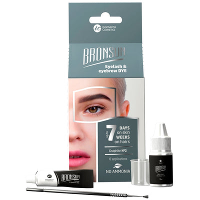 Bronsun Eyelash & Eyebrow Dye Trial Kit #2 Graphite