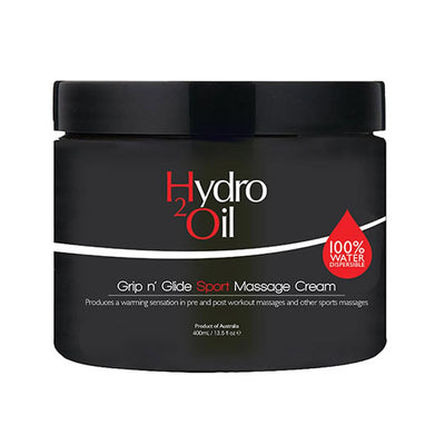 Caronlab Hydro 2 Oil Grip 'n Glide Massage Cream - Sport 400ml