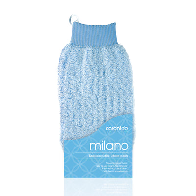 Caronlab Milano Exfoliating Massage Mitt light blue