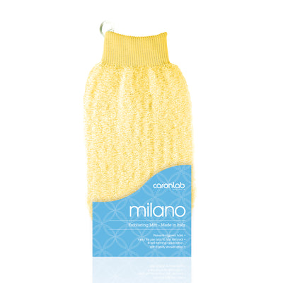 Caronlab Milano Exfoliating Massage Mitt light yellow
