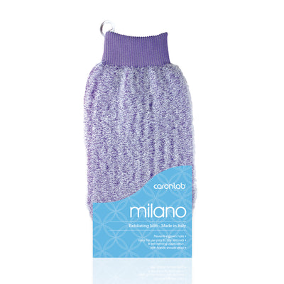Caronlab Milano Exfoliating Massage Mitt light purple violet