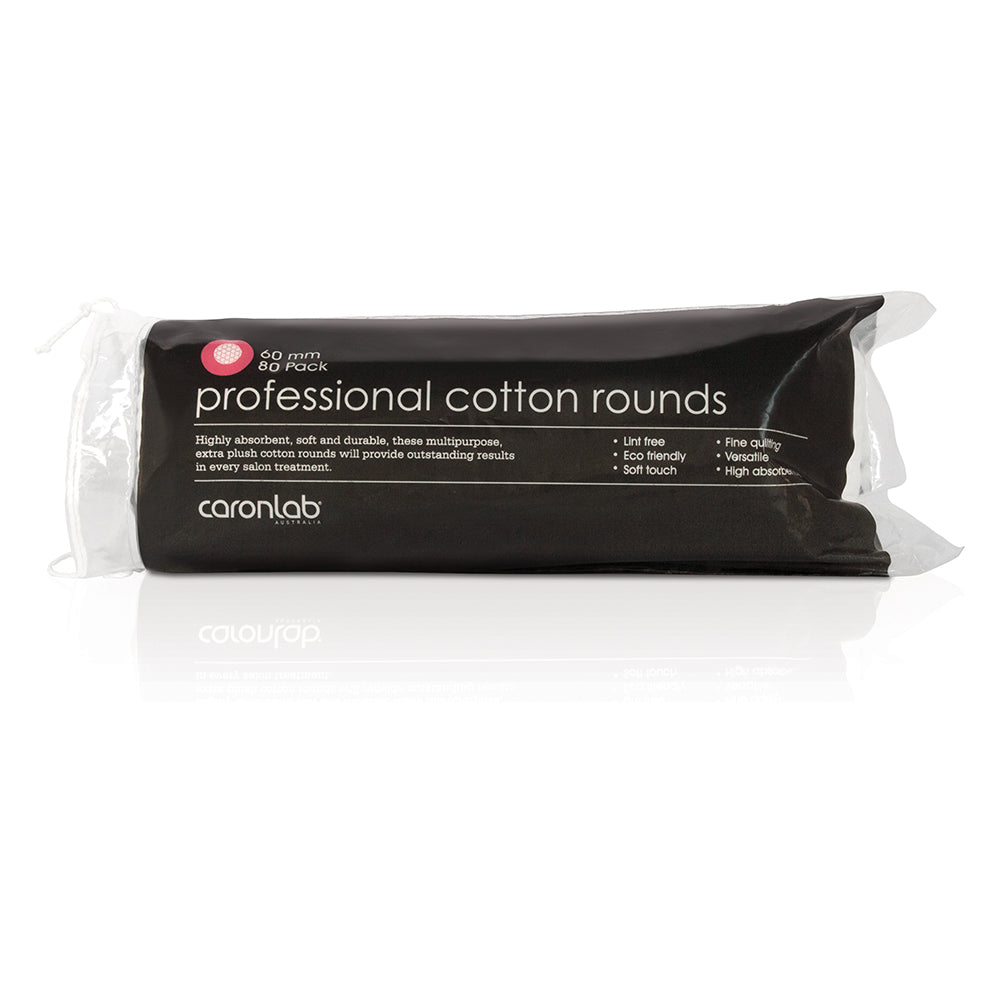 Caronlab Professional Disposable Cotton Rounds 80 pack