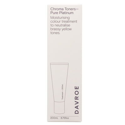 Davroe Chroma Colour Treatment Pure Platinum (200ml) packaging