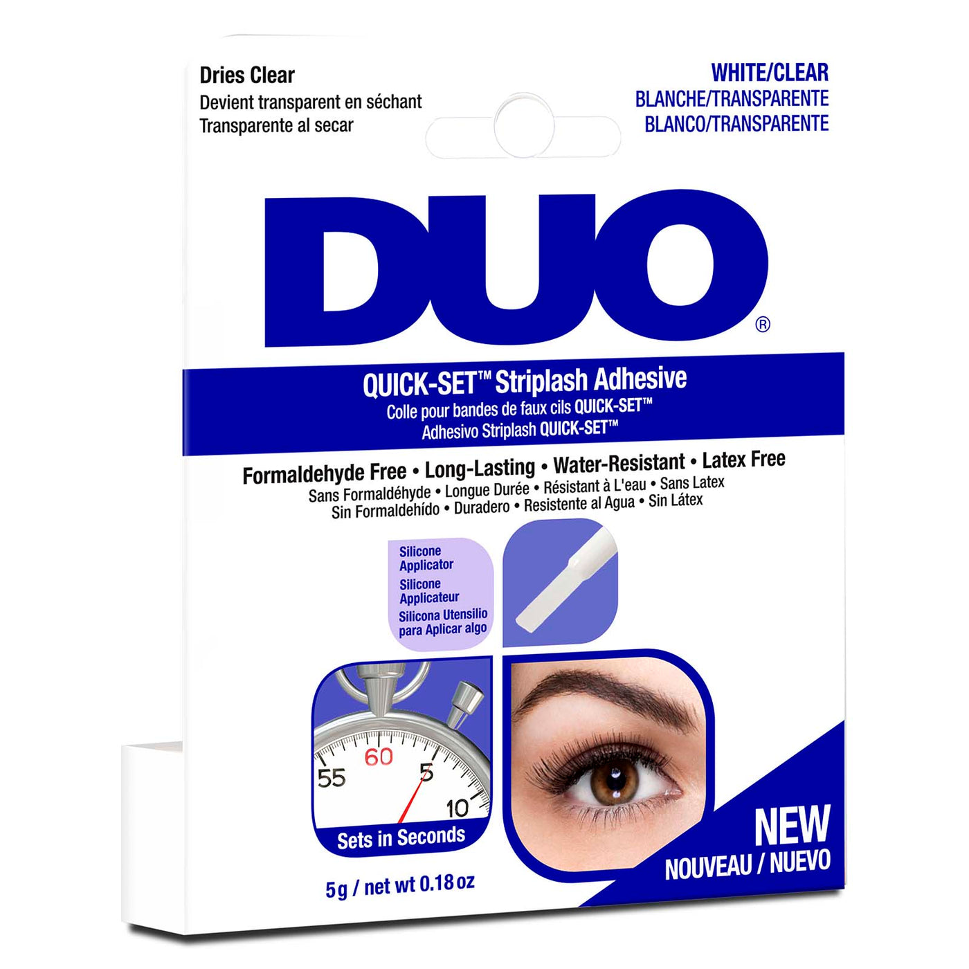 Duo Quick Set Striplash Adhesive Clear 5g