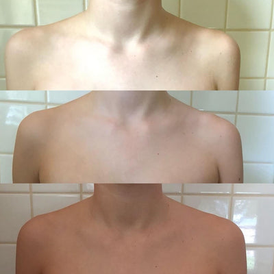Eco Tan Winter Skin before after results