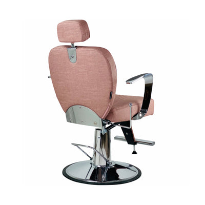 Joiken Titan Reclining Brow & Styling Chair - Dusty Pink back side