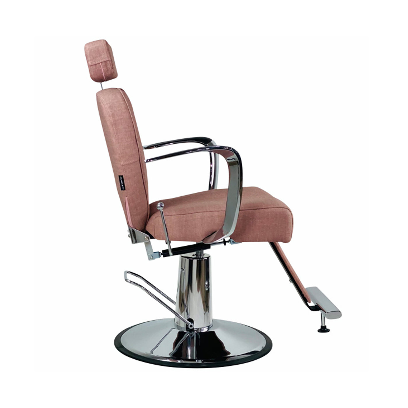 Joiken Titan Reclining Brow & Styling Chair - Dusty Pink side