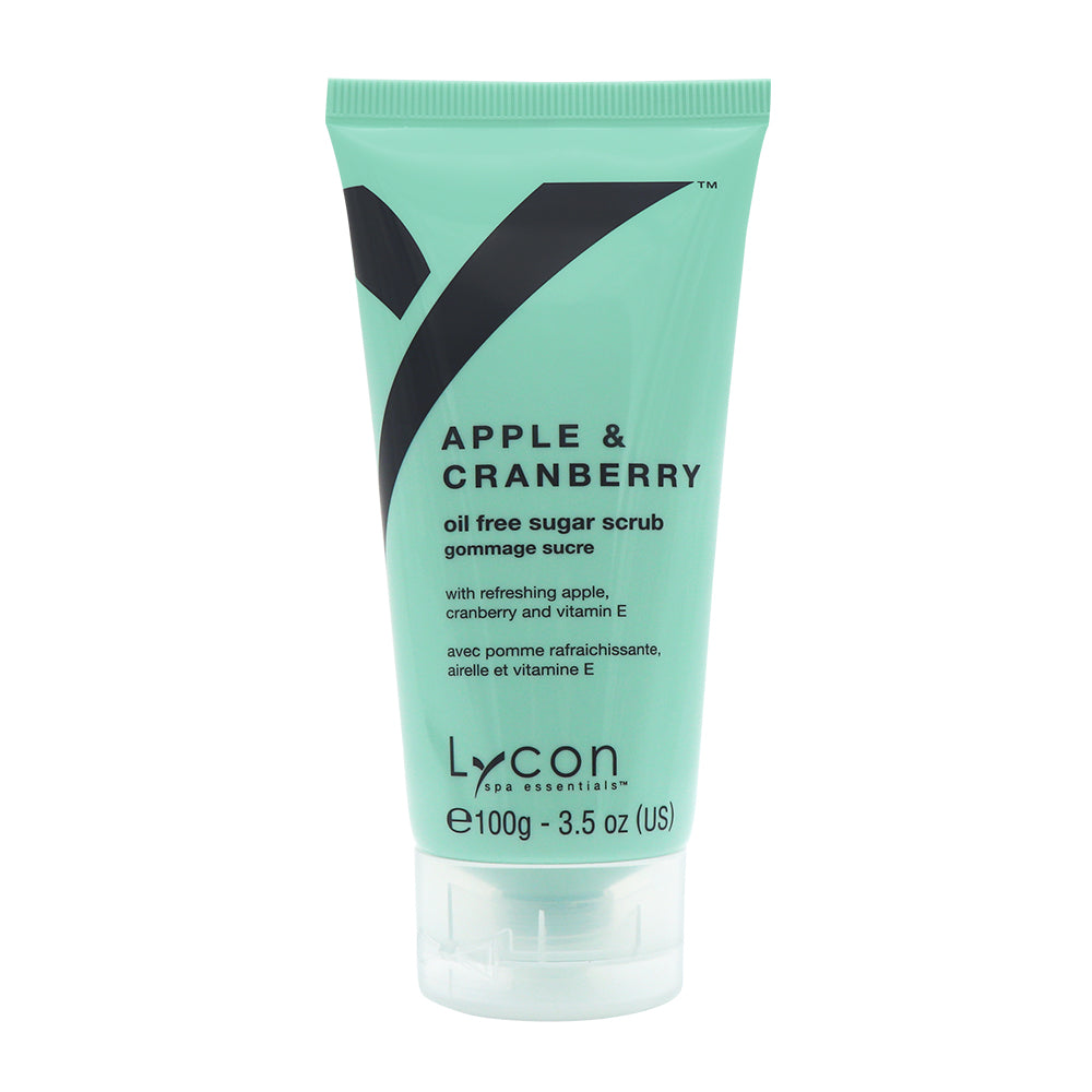 Lycon Spa Essentials Apple & Cranberry Sugar Scrub Tube 100g
