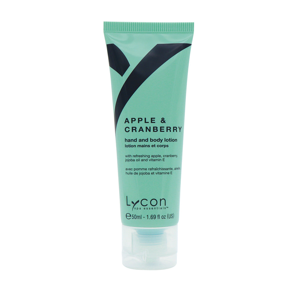 Lycon Spa Essentials Apple & Cranberry Hand & Body Lotion Tube 50ml