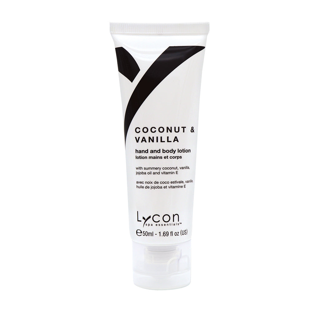 Lycon Spa Essentials Coconut & Vanilla Hand & Body Lotion Tube 50ml