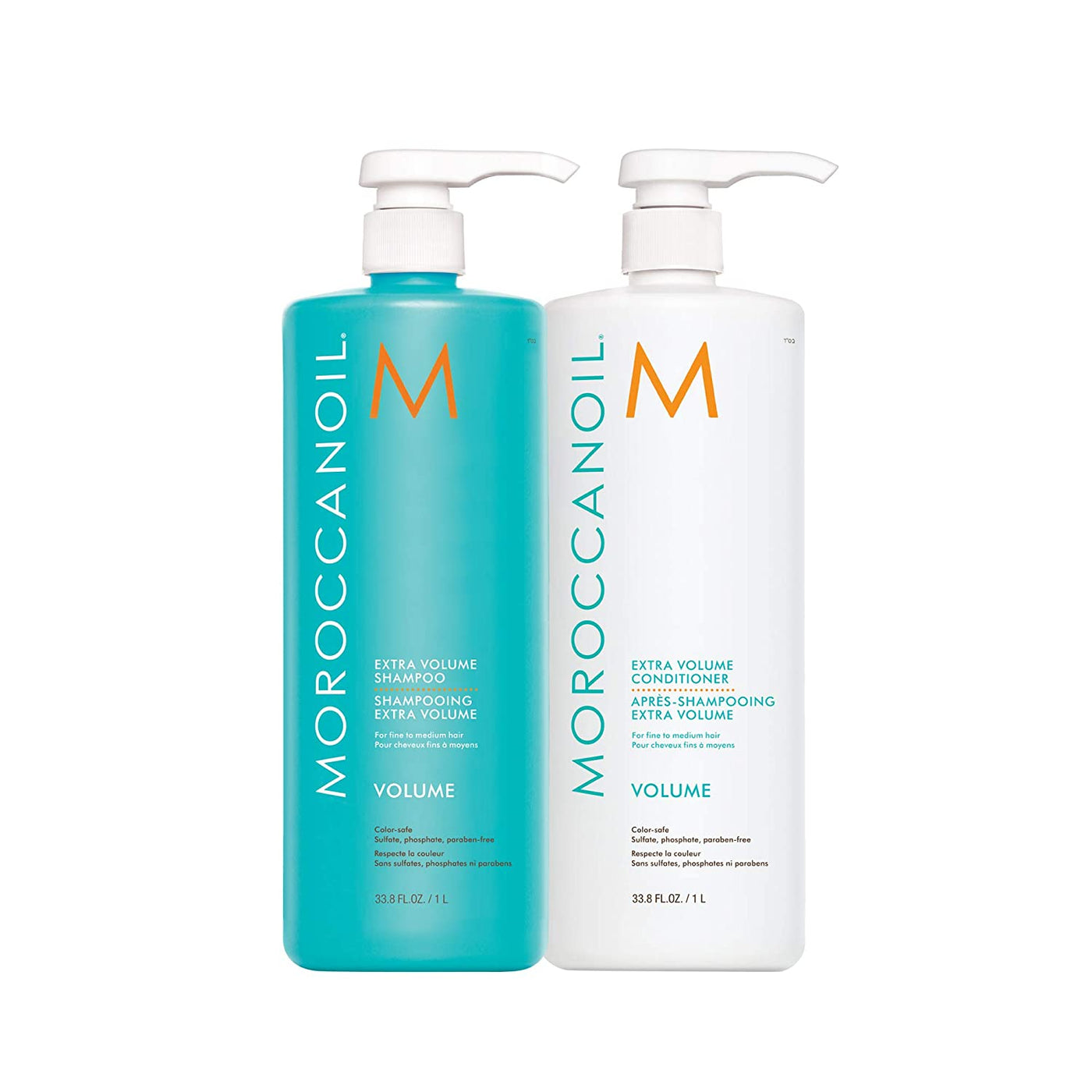 Moroccanoil Extra Volume Shampoo & Conditioner Pack 1 Litre