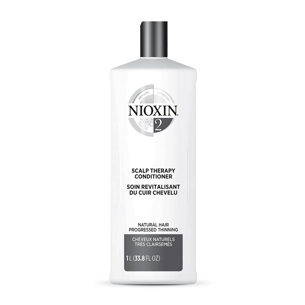 Nioxin System 2 Scalp Therapy Revitalizing Conditioner for Natural Hair with Progressed Thinning 1 Litre