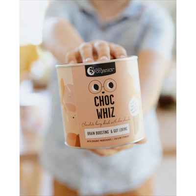 Nutra Organics Choc Whiz (250g) perfect for 12 months +