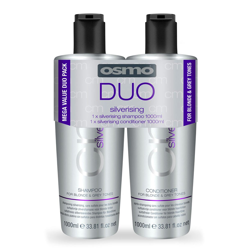 OSMO Silverising Shampoo and Conditioner - Duo Hair Pack 1 Litre