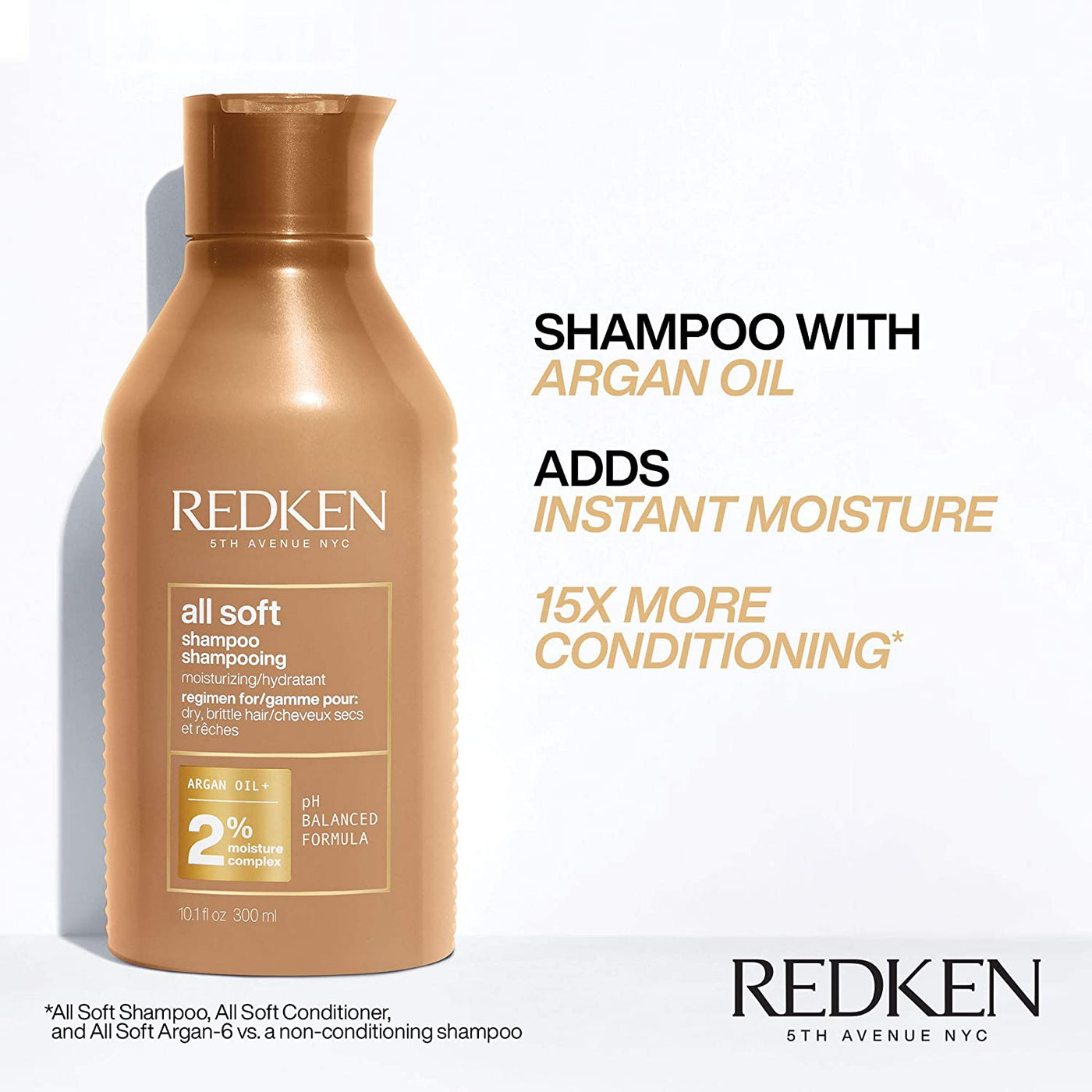 Redken All Soft Argan Oil Shampoo 300ml