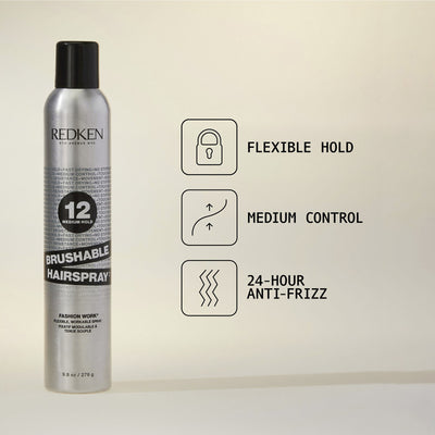 Redken Brushable Hairspray (290g) feature