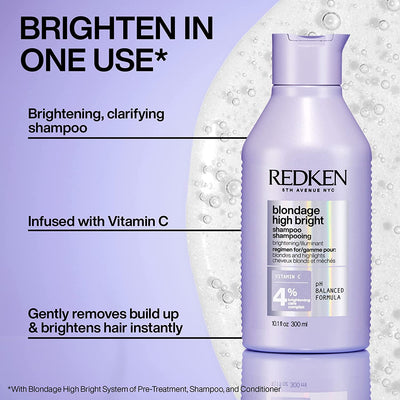 Redken Color Extend Blondage High Bright Shampoo & Conditioner Pack (300ml) 2