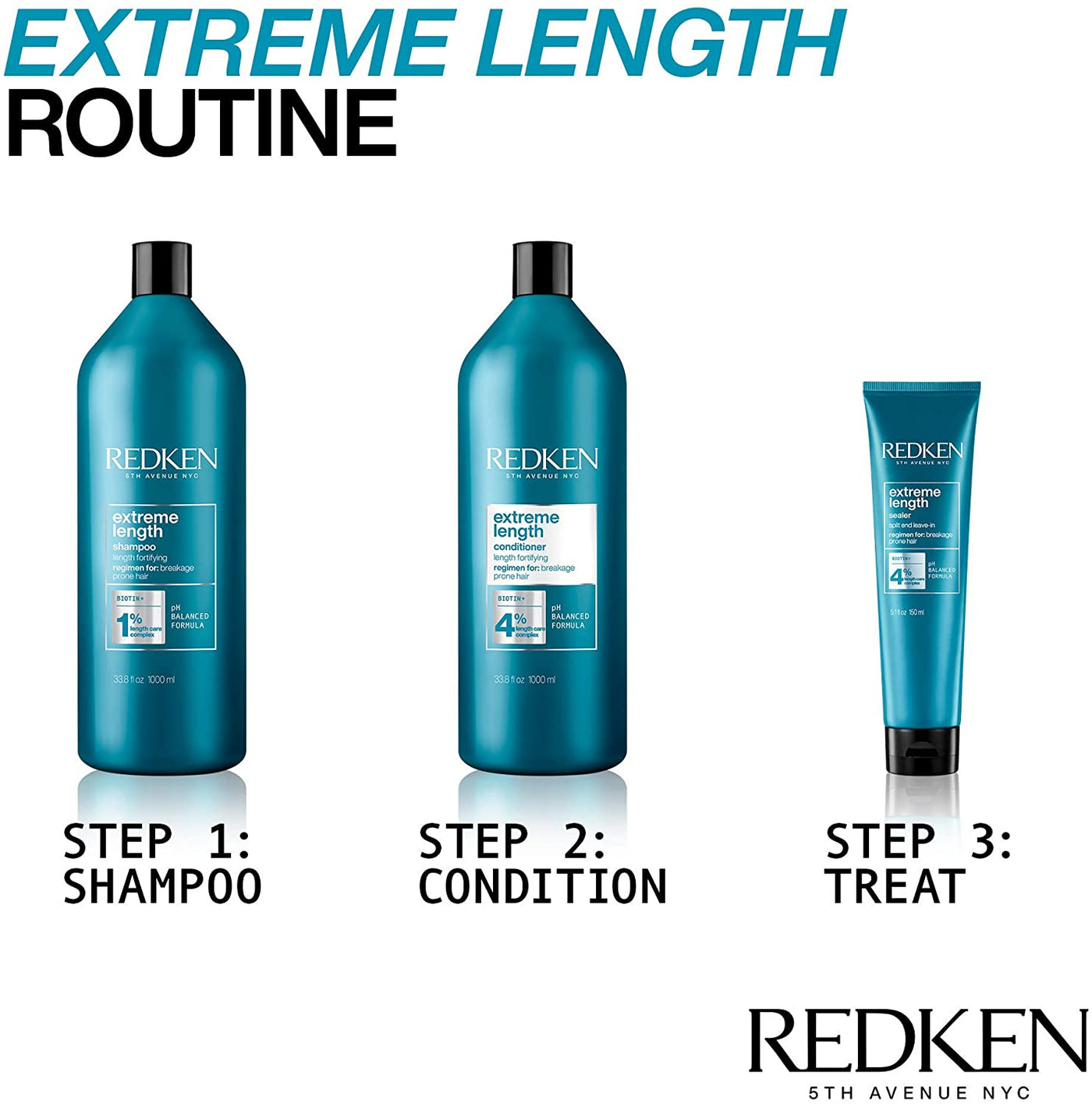 Redken Extreme Length Shampoo 1 Litre