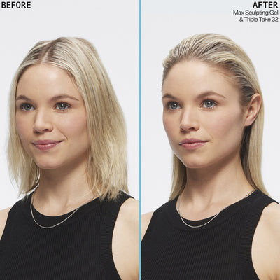 Redken Max Sculpt Gel (250ml) before and after