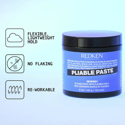 Redken Pliable Paste (150ml) features