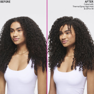 Redken Thermal Spray High Hold (125ml) before and after