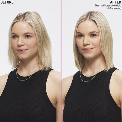 Redken Thermal Spray Low Hold (250ml) before and after