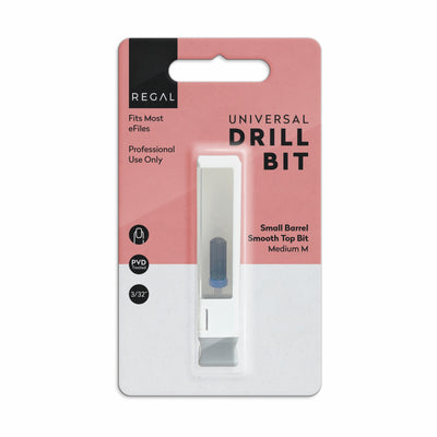 Regal by Anh E-File Drill Bit - Small Barrel Smooth Top Bit - Medium M