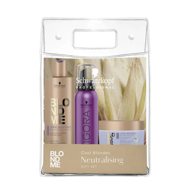 Schwarzkopf Professional BlondMe Neutralising Trio Pack packaging