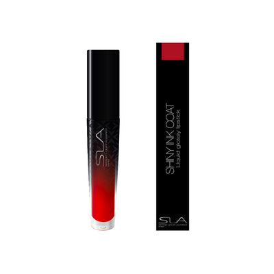 SLA Paris Lipstick Shiny Ink Coat (4.5ml) Scarlett