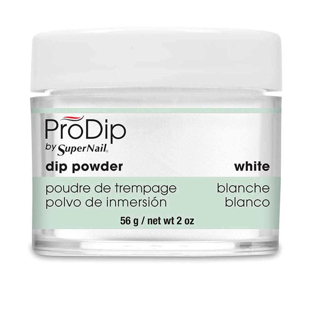 ProDip by SuperNail Nail Dip Powder - White 56g