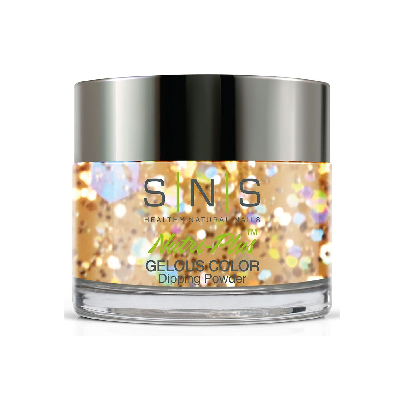 SNS Gelous Color Dipping Powder BP02 Golden Eagle (43g) packaging