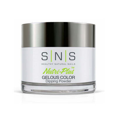 SNS Gelous Color Dipping Powder SY07 Pearly Whites (43g) packaging